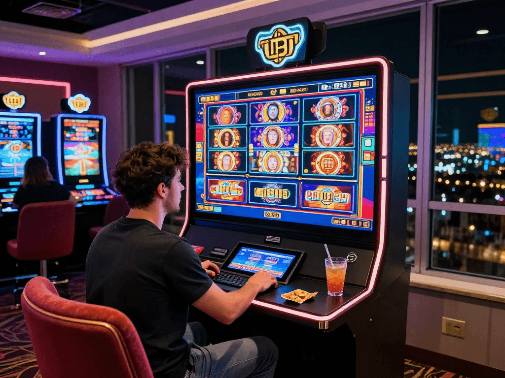 Exciting online gaming experience in vibrant casino setting highlighting trusted non-UK casinos for UK players at https://neccr.org.uk.
