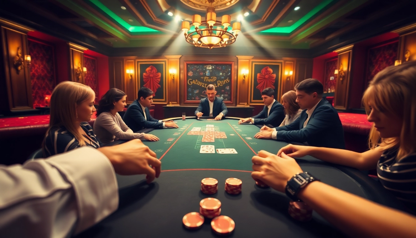 DAGA live betting scene showcasing excitement at a poker table on dagawin.live