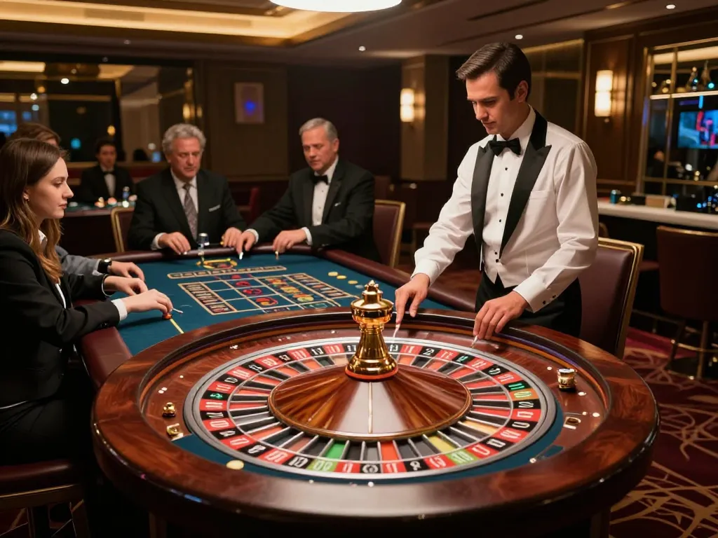 Experience the thrill of kuwin789 live roulette as players engage in a high-stakes game