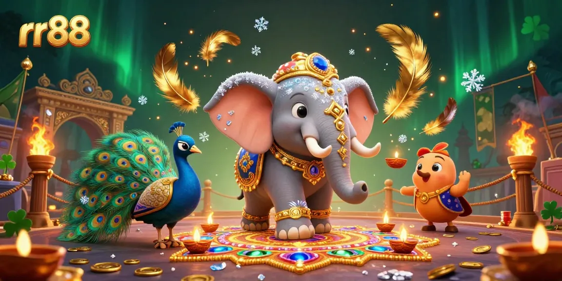Experience the excitement of rr88 with vibrant casino elements and dynamic characters in an engaging 3D scene.