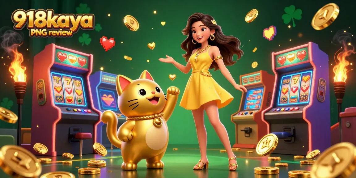 Engage with this vibrant 918kaya PNG review, showcasing lively slot games and casino excitement.