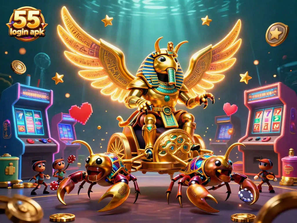 Engage with thrilling games at 55 club login apk, featuring dynamic 3D characters and exciting gaming elements.