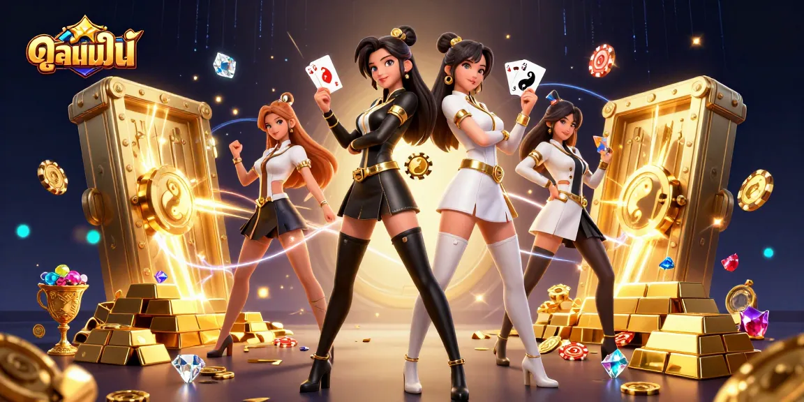 Engage with ดูหนังออนไลน์ viewing experience through dynamic casino-themed imagery.