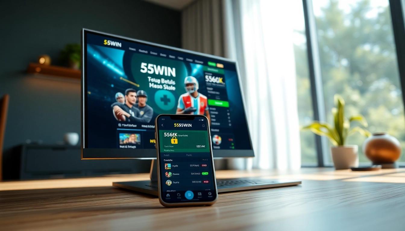 Engaging interface of nhà cái 56WIN showcasing secure online betting features and promotional offers.
