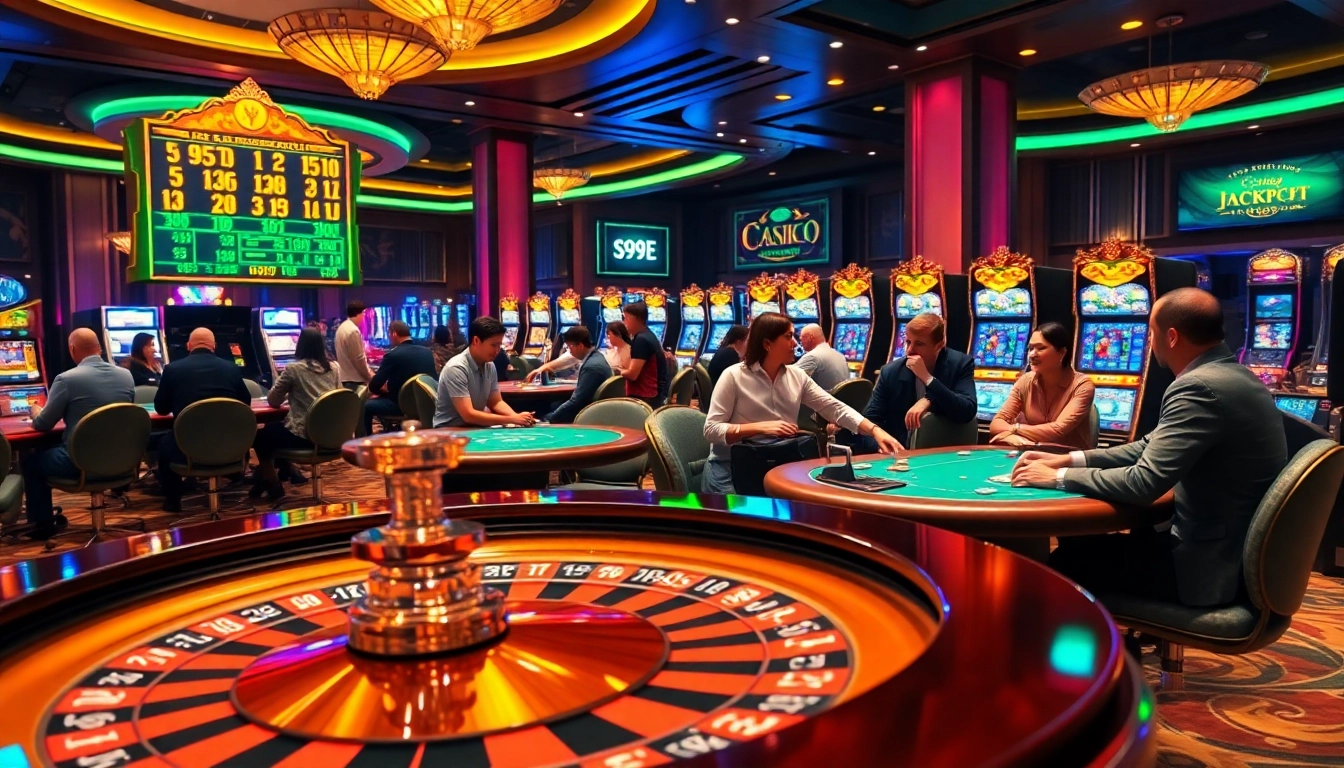 Exciting gaming experience at the Página inicial 999E casino with roulette and poker.