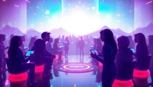 Engaging visuals of free AI sex chat with immersive digital avatars in a vibrant chat environment.