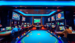 Engage in online gaming at new88go.com with an immersive experience featuring modern design and vibrant atmosphere.