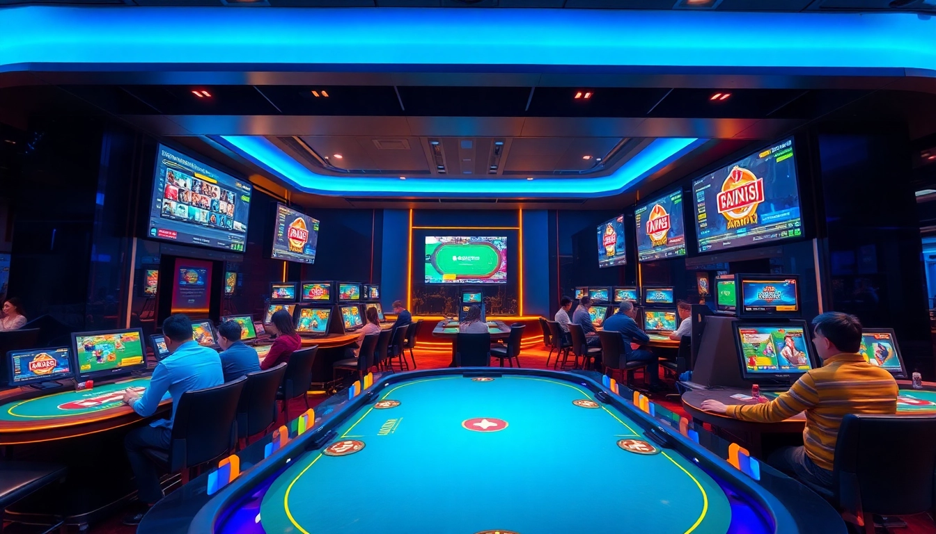 Engage in online gaming at new88go.com with an immersive experience featuring modern design and vibrant atmosphere.