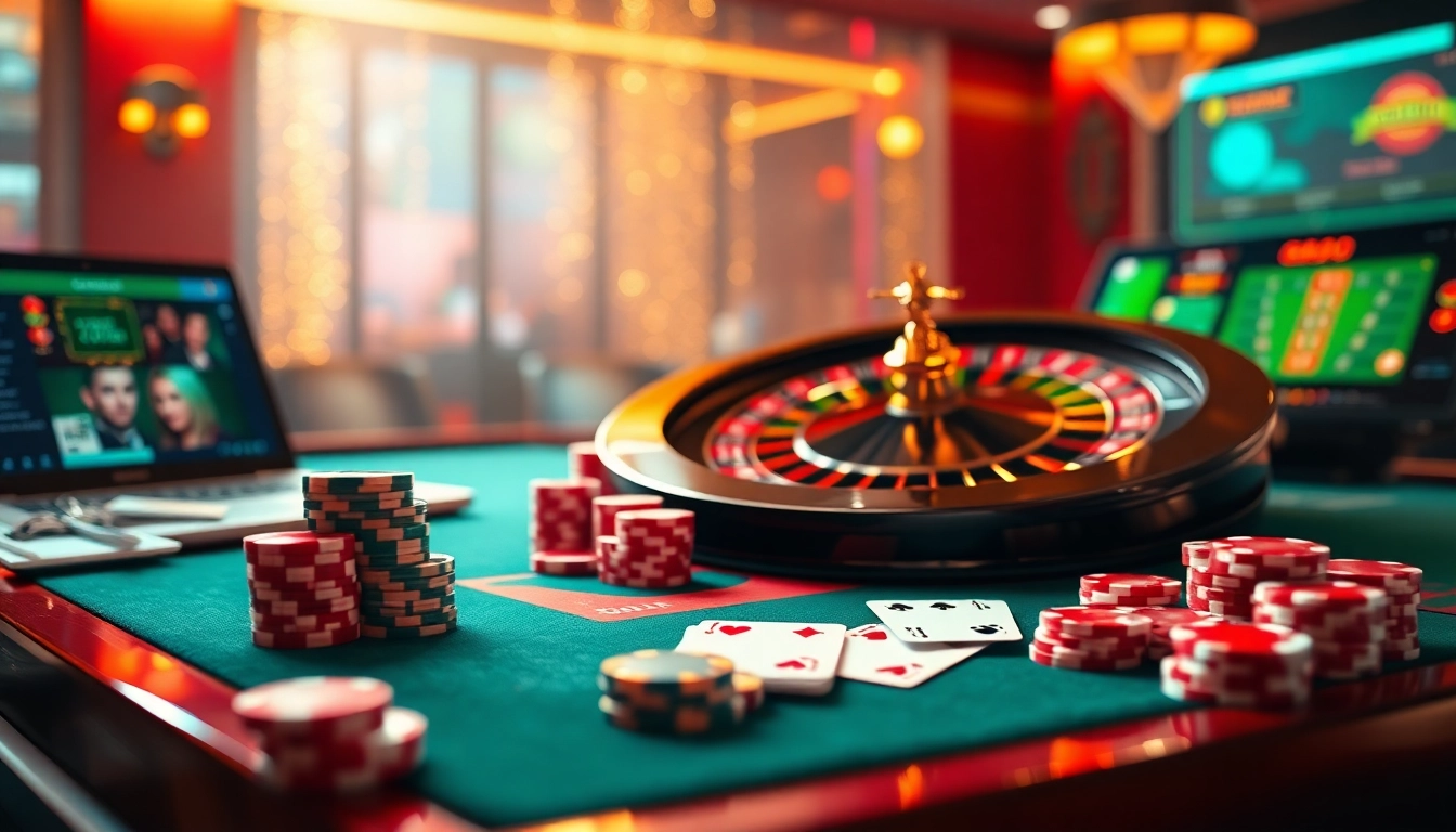 Experience the excitement of gambling at nhà cái 888NOW with vibrant casino tables and upbeat gaming visuals.