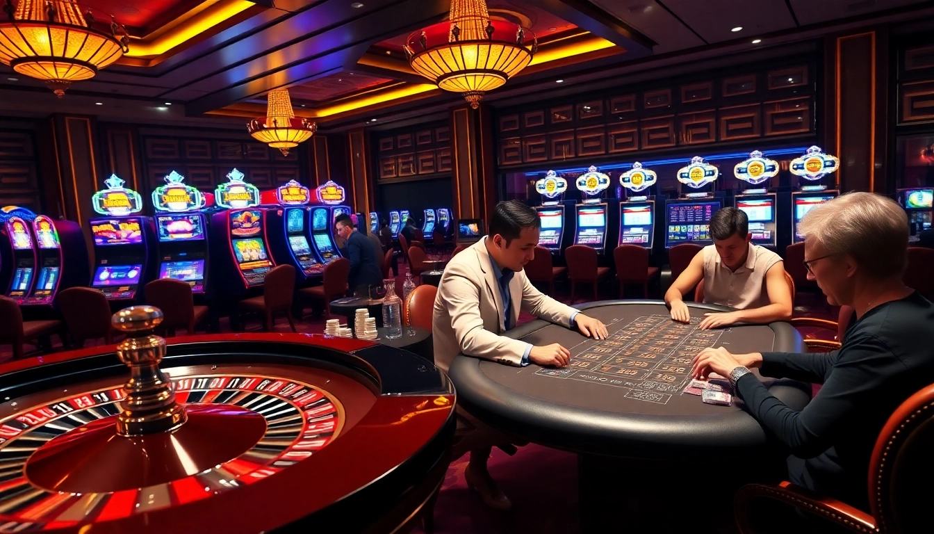Experience the excitement of winning at loto188.gb.net with vibrant casino games and luxury settings.