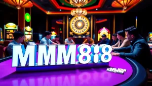Experience the thrill of gambling at MM88 casino with exciting poker action and vibrant tables.