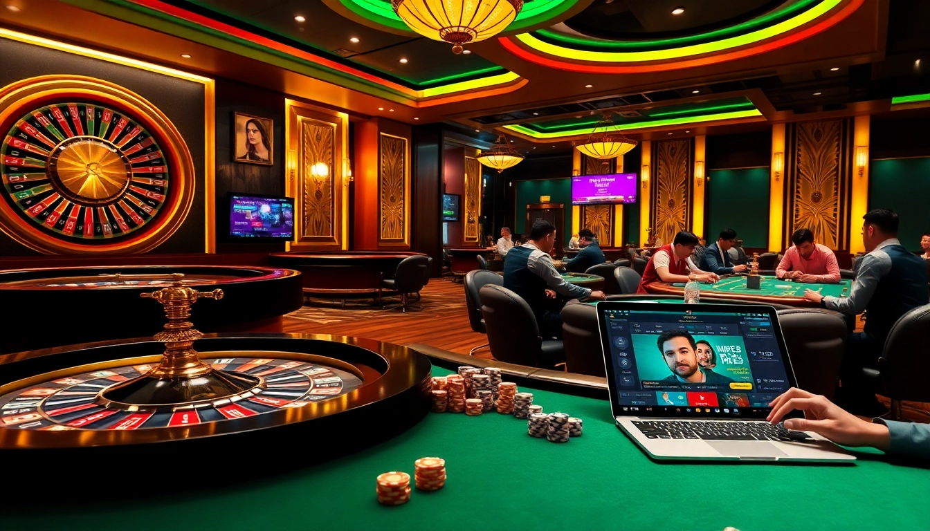 Experience thrilling gameplay at win79 vip online with vibrant casino elements and engaging player interactions.